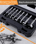 8 Piece Forstner Bit Set Kickass Heat Treated Carbon Steel Drill Bits For Wood in storage box for easy transport.