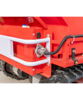 Close-up of the Beefy 400L Remote Control Crawler Sprayer with gasoline engine showing dual brushless motors and stable build