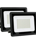 2 Pack 150W LED Flood Lights Outdoor IP66 Waterproof Security Floodlights 15000 Lumens 6000K Daylight White 1000W Equivalent