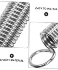 Heavy Duty Micro Tiller Extension Spring Kit With 2 Pcs Compressed Springs Robust Design Fits Multiple Brands Easy Upgrade For Farming And Gardening Tasks Made To Last, steel springs