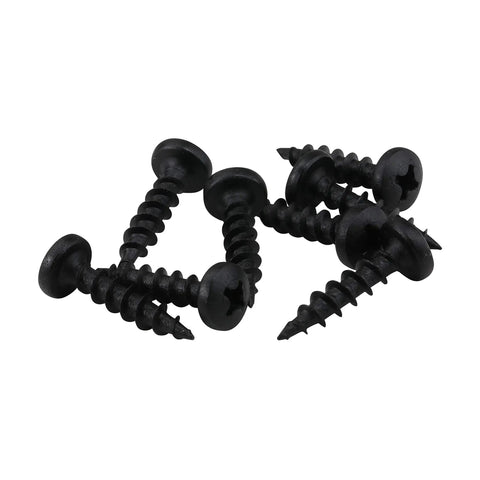 Heavy Duty Pan Head Wood Screws Black Phosphate Finish Corrosion Resistant Coarse Threading fast installation for MDF and lumber projects