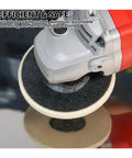 Pro-Grade Wool Buffing Wheel for Angle Grinder Polishing on metal surface