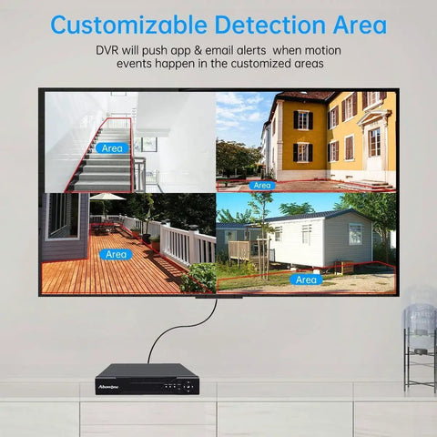 16 Channel 2MP 1080P Hybrid DVR Recorder 6 In 1 H265 Plus Security Digital Video Recorder with customizable detection