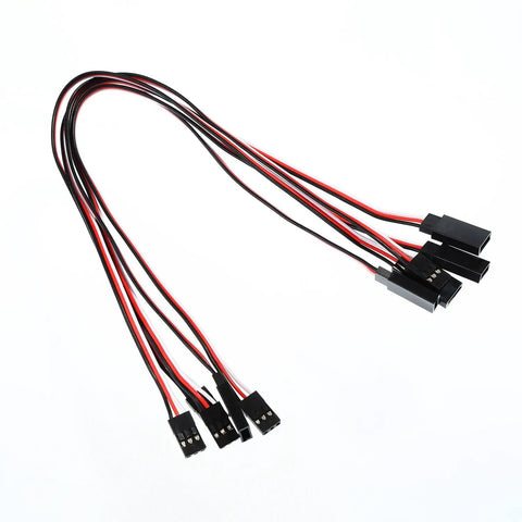 20 Piece 3 Pin Servo Extension Cables Female To Male RC Wiring Kit For Control Board And Remote Five Lengths Durable Servo Wires