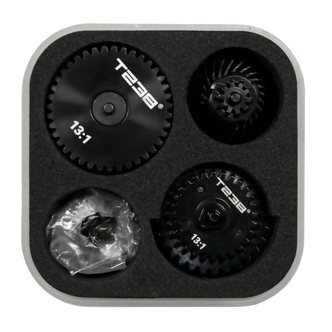 Airsoft Spiral Gear Set for AEG V2 V3 Gearbox Upgrade 13 to 1 CNC 40Cr Steel M4 AK MP5 G36 P90 High Torque Low Noise