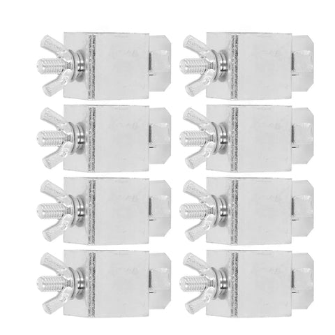 8 Pack Butt Welding Clamps Built Tough With Galvanized Steel Jigs For Car Body Panels, Heavy Duty Pipe Clamp Set For On Frame Welds