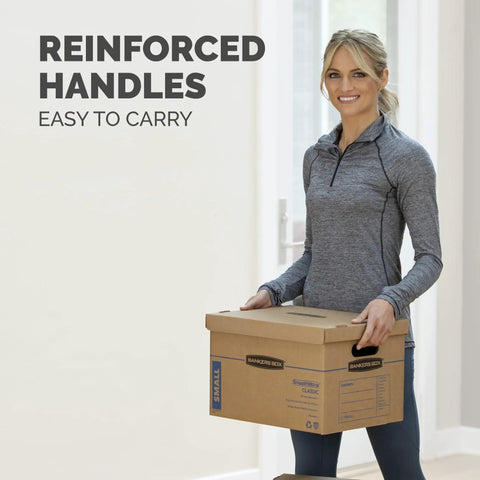 Ten Pack Of Medium Moving Boxes Built Tough With Reinforced Handles No Tape Assembly Required Easy To Pack And Stack Comes With Labeling Spots And Lift Off Lids For Quick Access Perfect For Any Big Move
