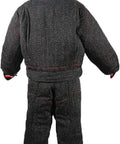 Back view of Full Coverage Dog Bite Training Suit For Working Dogs, Unisex Protective Jacket with Heavy Duty Bite Protection