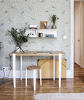 Four Piece Beefy Metal Table Legs Adjustable F Shape Desk Base With Non Slip Rubber Feet Rock Solid Steel Clamp Design in modern interior.