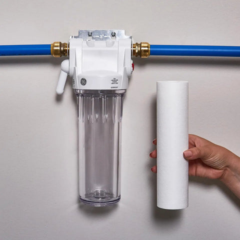 Universal 10 Inch Whole House Water Filter Replacement 2 Pack NSF Certified Sediment Rust And Impurity Reduction For Most Major Brand Filtration Systems Easy Install No Brainer Replacement Every 3 Months