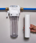 FXUSC 10 Inch Universal Fit Whole House Water Filter Cartridge Two Pack To Cut Sediment Rust And Impurities NSF Certified
