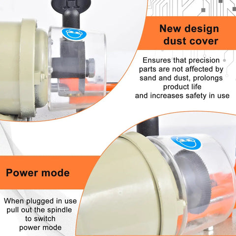 Heavy Duty Key Duplicator Cutting Machine For 110V Metal Keys Pro Grade Copying And Cloning Lightweight with dust cover