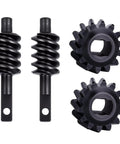 Helical Axle Gear Set For 1 By 30 RC Crawler 14T Hardened Steel Worm And Spur Gears Dual Pack With Two Identical Sets
