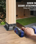 Installing a Heavy Duty 4x4 Post Base Bracket, 10 Pack, Powder Coated Steel Anchor For Standard Wood Posts, deck mount