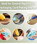 Hot Glue Gun Sticks Pack 60 Count Mini 4 Inch Sticks For DIY Projects Clear Dual Temp Non Toxic Works On Wood Metal Glass Cardboard