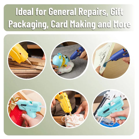 Hot Glue Gun Sticks Pack 60 Count Mini 4 Inch Sticks For DIY Projects Clear Dual Temp Non Toxic Works On Wood Metal Glass Cardboard