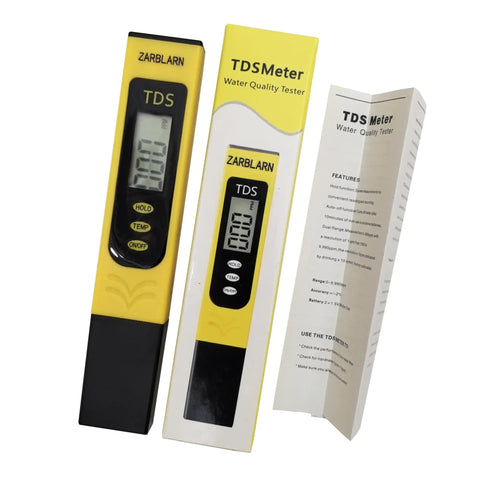 Digital TDS Meter Water Tester For Drinking Water,Pool And Aquarium Test Kit, Home Water Quality Kit, Water Hardness And Salinity Checker