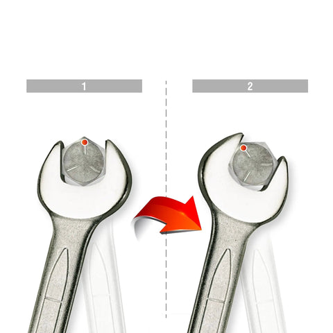 41mm Metric Combination Wrench With Open End And Box End, Angled 15 Degree Open Head For Tight Spaces, 12 Point Box End, heavy duty tool