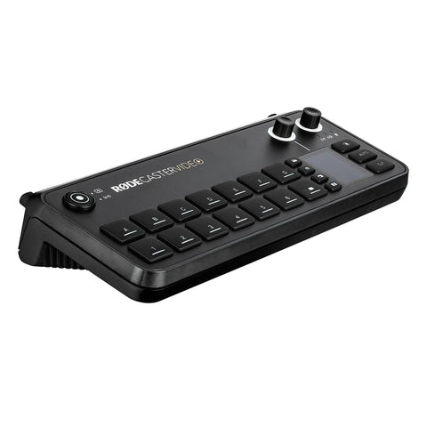 Angle view of All In One Video And Audio Production Console Bundle With Multicam Switching Touchscreen Control USB C Interface