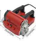 Handheld Electric Wall Planer Crushes Drywall And Plaster Tasks With A Beefy 4580 Watt Motor and precise depth dial.