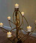 Flameless Votive Candles With Timer Real Wax 2 By 2 Battery Operated 6 Pack on elegant gold candelabra