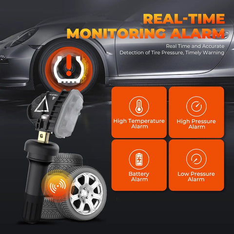 433MHz TPMS Sensor For GM Tire Pressure Monitoring System Replacement, OE Style Direct Fit For Buick Enclave Encore Envision LaCrosse Models, 13598773 13512347 13540606 13522629 13544442 13594222