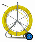 Pro Grade 8MM 150M Fiberglass Duct Rodder For Cable And Wire Pulling Conduit Fish Tape Heavy Duty Cable Puller Tool with yellow rod
