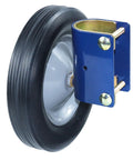 2 Pack Gate Wheel For Round Tube Gates One And Five Eighths Inch To Two Inch Diameter Durable Rubber And Solid Steel Plate Wheel