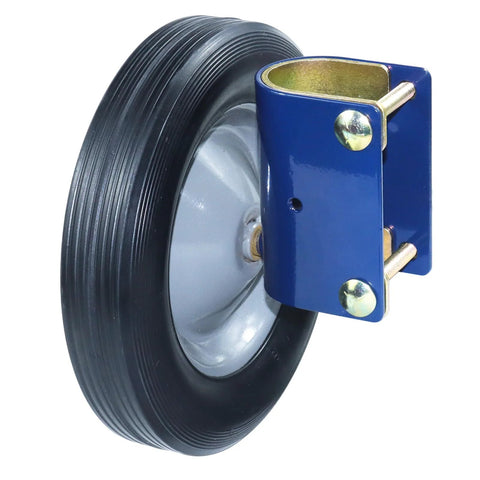 2 Pack Gate Wheel For Round Tube Gates One And Five Eighths Inch To Two Inch Diameter Durable Rubber And Solid Steel Plate Wheel