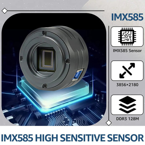 705C Telescope Camera With IMX585 Sensor For Jaw Dropping Planetary Imaging And Deep Sky Shots USB 3 Astronomy Cam sensor details.