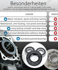 Heavy Duty Washer Tub Bearings And Seal Kit Builds A Ridiculous Seal To Stop The Screeching Slaps Easy Into Samsung Front Load Machines Replaces Dc6200156a 6601002632 Upgraded Oem Parts Whew No More Loud Laundromat Vibes, showcasing wear resistant and waterproof seals.