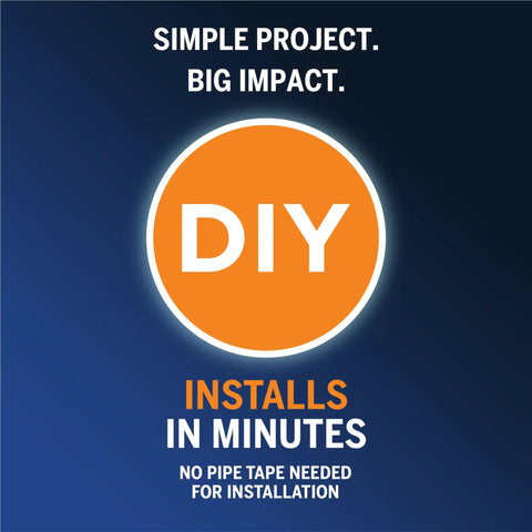 DIY installation sign for 2 In 1 Dual Shower System With Rain Head And 7-Mode Handheld Shower Head Matte Black With One Touch Switching