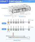 Universal Dental Implant Torque Wrench Kit With Pro Grade Adjustable Ratchet Screwdrivers 16 Pcs Fully Autoclavable 10 To 70 Ncm For Secure Implant Restorations And Easy Disassembly, with 15 cm case and drivers