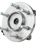 Front Wheel Bearing Hub Assembly Replacement For 2011 To 2014 Ford F150 4WD And 2011 To 2014 Ford Expedition 4WD And 2011 To 2014 Lincoln Navigator With ABS 6 Lugs 2 Pack, front view