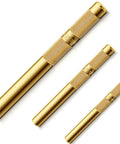 Brass Drift Punch Set, 3 Piece, Three Sizes Three Quarter Inch, One Half Inch, and Three Eighth Inch, Pro Grade For Automotive And Machinery Repair