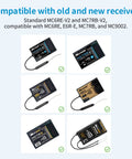Variety of receivers for Six Channel RC Transmitter And Receiver Kit With 2 4 GHz Radio Control For Planes Drones Multirotors Cars Boats And More Featuring PWM And SBUS Output For Smooth Multi Axis Flight And Easy Setup Dope Performance Compatible With MC6RE MC7RB MC9002