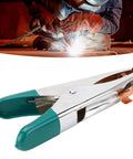 Heavy Duty A Shape Welding Ground Clamp With Copper Clip Electroplated Finish Fits All Types For Argon Arc And Resistance Jobs At 500 Amps Reliable Grip