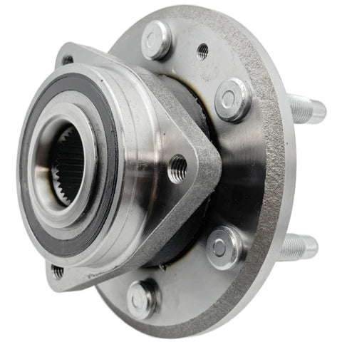 Front Wheel Bearing Hub Assembly Fits 1999 To 2007 4WD AWD Trucks And SUVs Including Silverado Tahoe Suburban Express 1500 Yukon Sierra Savana Escalade ABS 6 Lug Heavy Duty Replacement
