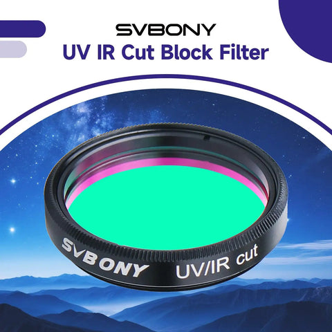 1.25 Inch UV IR Cut Telescope Filter Keeps Planetary Shots Crisp By Blocking Ultraviolet And Infrared Light With Multi Coated Optics