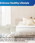 Easy Swap Humidifier Filter Replacement For Vicks Starry Night And Kaz Models, two filters on bedroom bed
