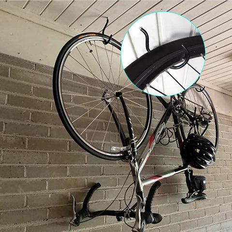 Heavy Duty Bike Storage Hooks 12 Pack Wall And Ceiling Mounted Bicycle Hooks Large Screw Hooks For Garage Space Saving Easy