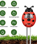All in One Soil Moisture PH and Light Meter for Indoor and Outdoor Plants, Garden, Lawn and Farm Use, Easy Kit with features