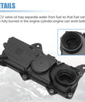 Volvo 2.0L 4 Cylinder Engine Valve Cover Gasket Kit With PCV Oil Seal And Rocker Cover Replacement close-up