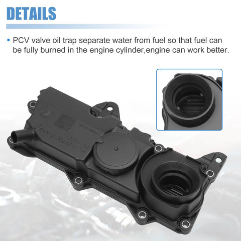 Volvo 2.0L 4 Cylinder Engine Valve Cover Gasket Kit With PCV Oil Seal And Rocker Cover Replacement close-up