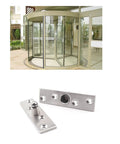 Eight Piece 360 Degree Door Pivot Hinge Set With Fixing Screws Stainless Steel Center Pivot Hinges for swinging doors