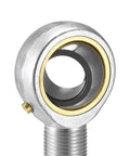 Rod End Bearing 3/4 Inch Bore With 3/4-16 Left Hand Thread Pre Lubricated Spherical Ball Joint Built For Tough Jobs, 45 Steel Body And Hardened Bearing Steel Ball, 29 kN Static And Dynamic Load Capacity, front view