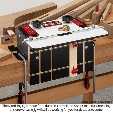 Mortising Jig For Plunge Router Easy To Cut Precise Mortises For Loose Tenon Joinery Portable Benchtop Tool USA Made MJ-24