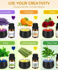 Candle Making Kit With Wax Melter For Beginners And Adults, Complete Soy DIY Set with lavender, orange, rose, mint, lemongrass, tea tree oils