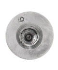 Top view of Boat Steering Wheel Center Nut Five Eighth Inch 18 Thread 316 Stainless Steel Mirror Polish Finish For Marine Hydraulic Helms