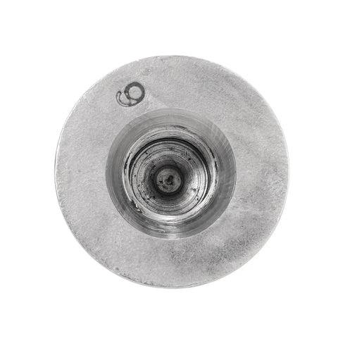 Top view of Boat Steering Wheel Center Nut Five Eighth Inch 18 Thread 316 Stainless Steel Mirror Polish Finish For Marine Hydraulic Helms
